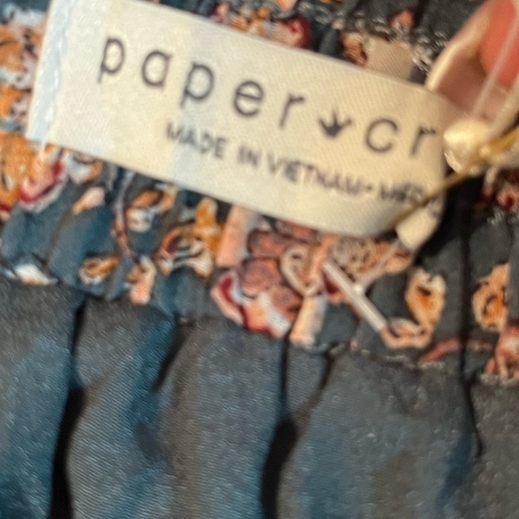 Paper Crane Size M Casual Skirt Floral Print - Picture 6 of 8